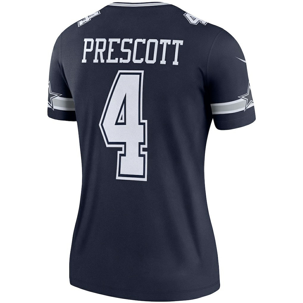 Nike Dak Prescott Dallas Cowboys Women's Legend Player Performance Top Navy