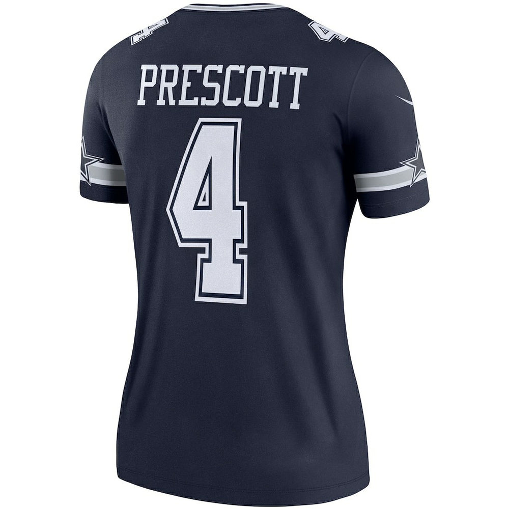 Nike Dak Prescott Dallas Cowboys Women's Legend Player Performance Top Navy