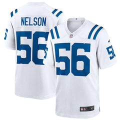 Nike Quenton Nelson Indianapolis Colts Game Player Jersey White