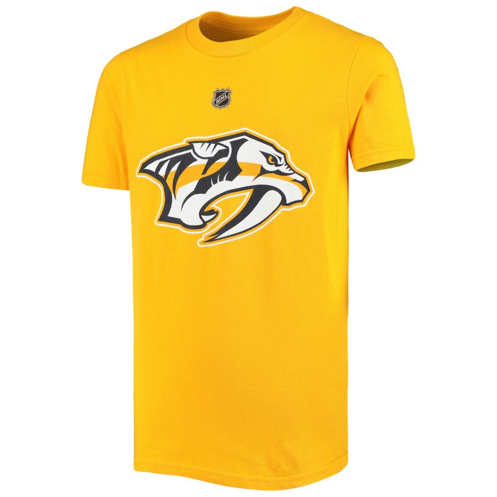 Filip Forsberg Nashville Predators Youth Player Name & Number T-Shirt - Gold - NHL 3688877
