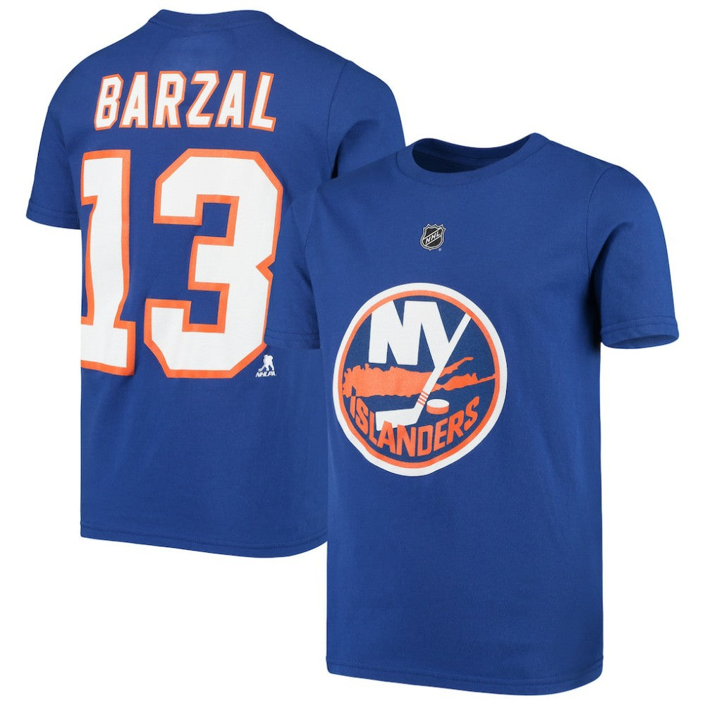 Mathew Barzal New York Islanders Youth Player Name & Number T-Shirt - Royal - NHL 3688880