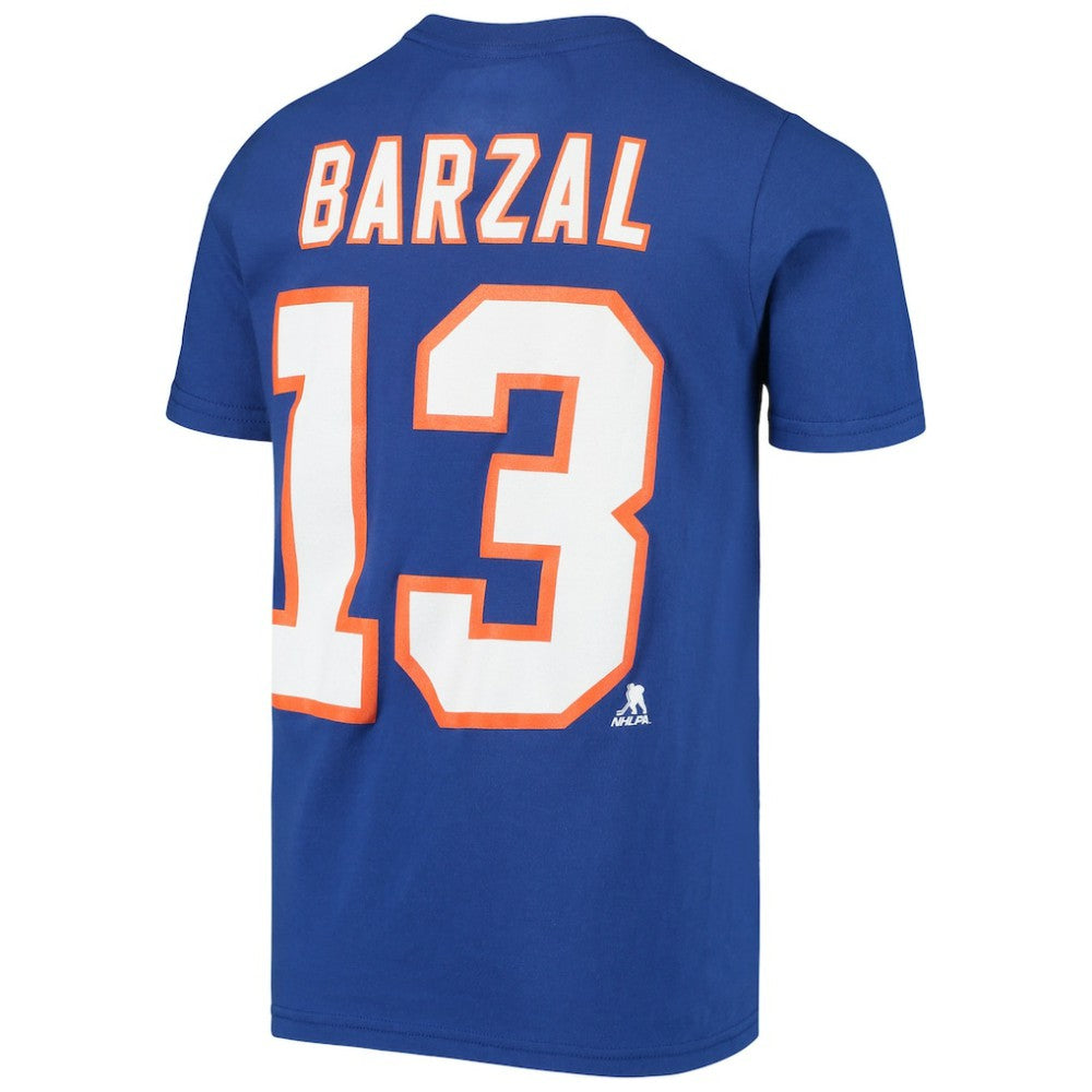 Mathew Barzal New York Islanders Youth Player Name & Number T-Shirt - Royal - NHL 3688880
