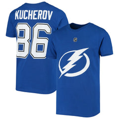 Nikita Kucherov Tampa Bay Lightning Youth Player Name & Number T-Shirt - Royal - NHL 3688885