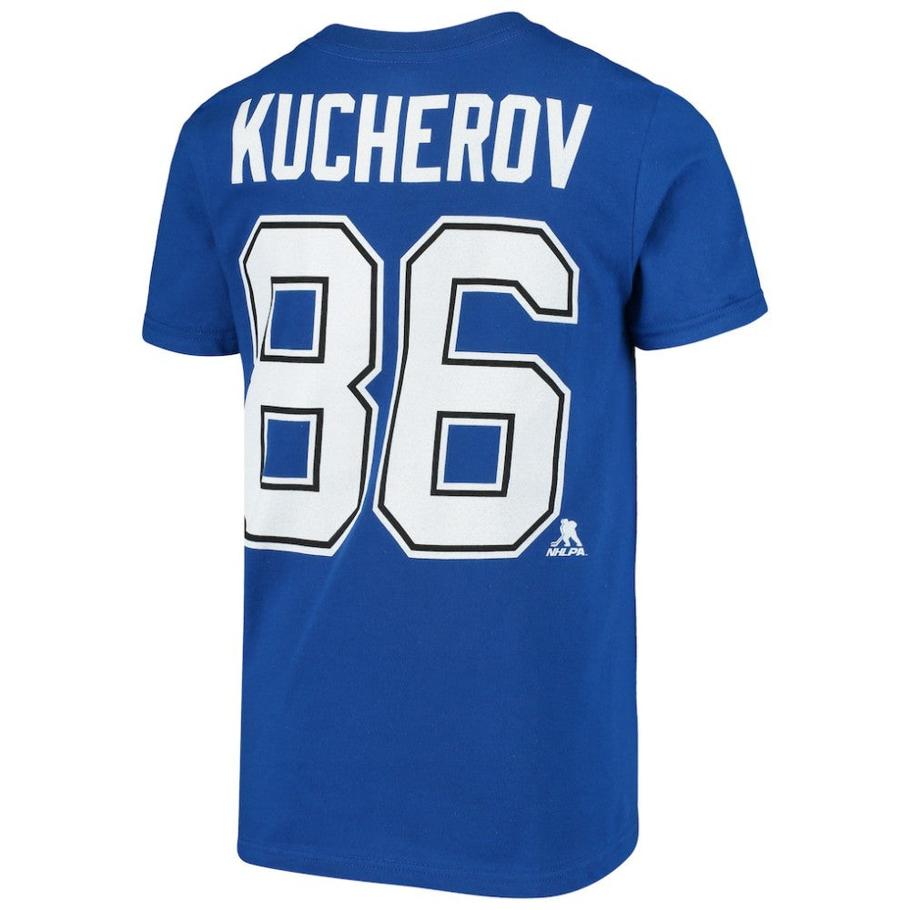 Nikita Kucherov Tampa Bay Lightning Youth Player Name & Number T-Shirt - Royal - NHL 3688885
