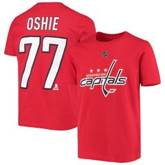 TJ Oshie Washington Capitals Youth Player Name & Number T-Shirt - Red - NHL 3688888
