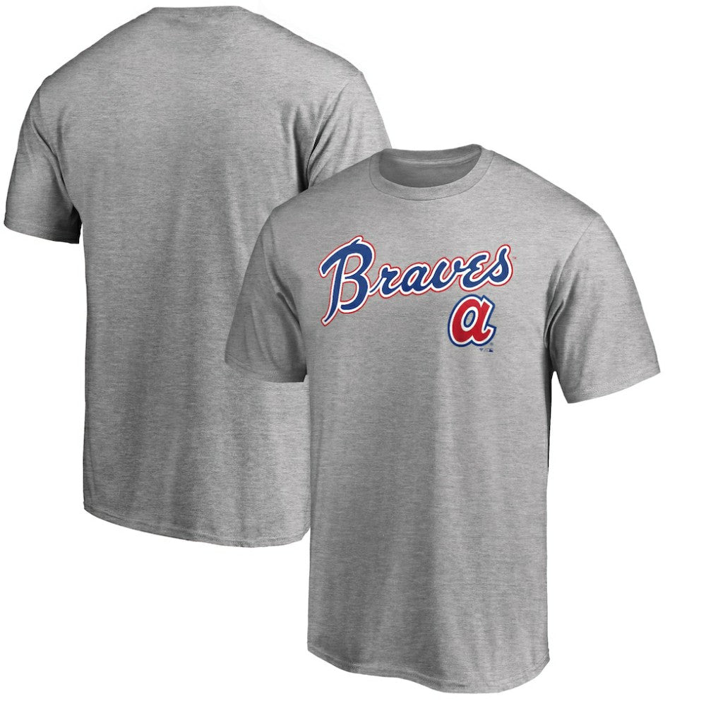Atlanta Braves Cooperstown Wahconah T-Shirt - Heathered Gray - MLB on Sale