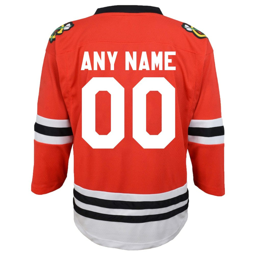 Chicago Blackhawks Youth Replica Custom Jersey - Red - NHL 3695819