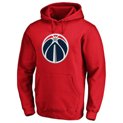 Washington Wizards Icon Primary Logo Fitted Pullover Hoodie Red | Fanatics Lifestyle
