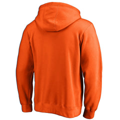 Phoenix Suns Icon Primary Logo Fitted Pullover Hoodie Orange | Fanatics US