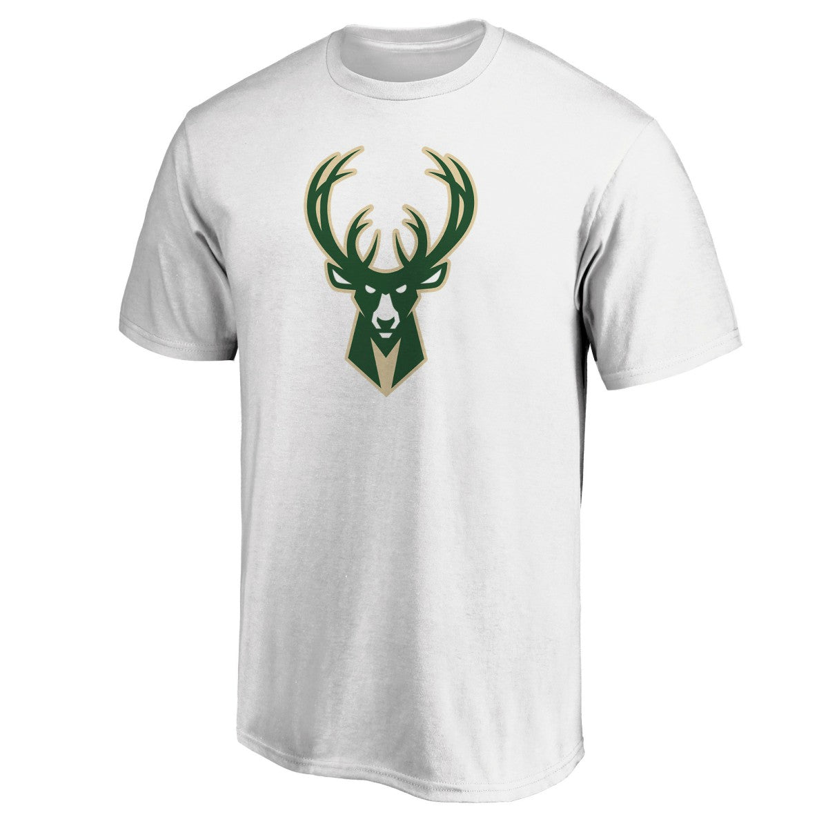 Milwaukee Bucks Primary Team Logo T-Shirt White | Fanatics online