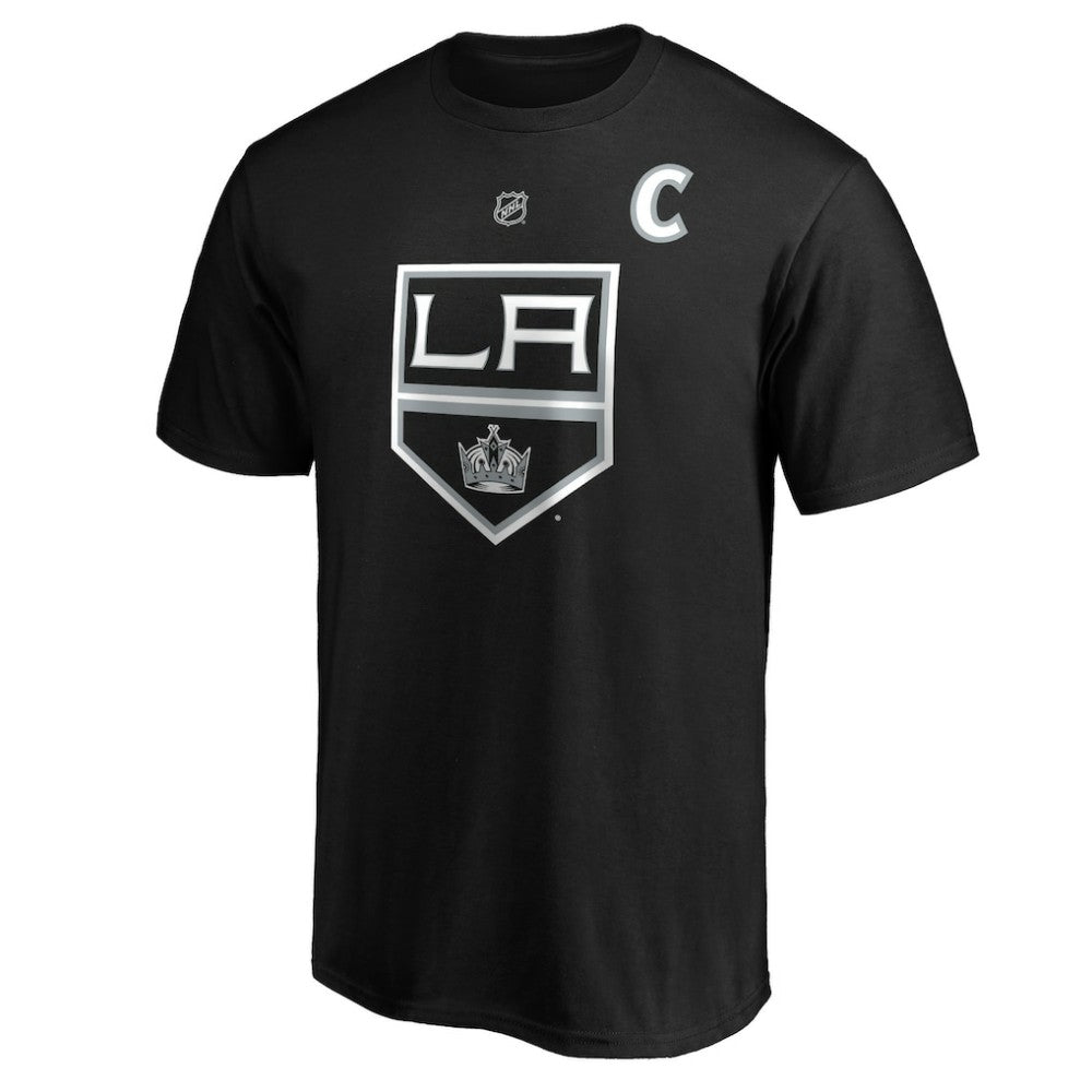 Anze Kopitar Los Angeles Kings Fanatics Authentic Stack Player Name & Number T-Shirt - Black - NHL 3706519
