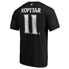 Anze Kopitar Los Angeles Kings Fanatics Authentic Stack Player Name & Number T-Shirt - Black - NHL 3706519