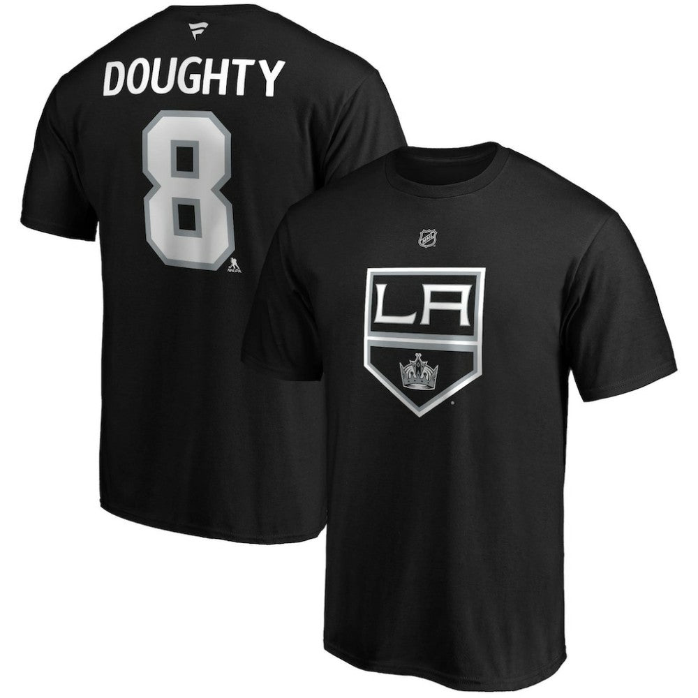 Drew Doughty Los Angeles Kings Fanatics Authentic Stack Name & Number Team T-Shirt - Black - NHL 3706520