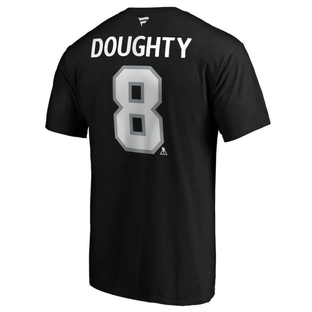Drew Doughty Los Angeles Kings Fanatics Authentic Stack Name & Number Team T-Shirt - Black - NHL 3706520