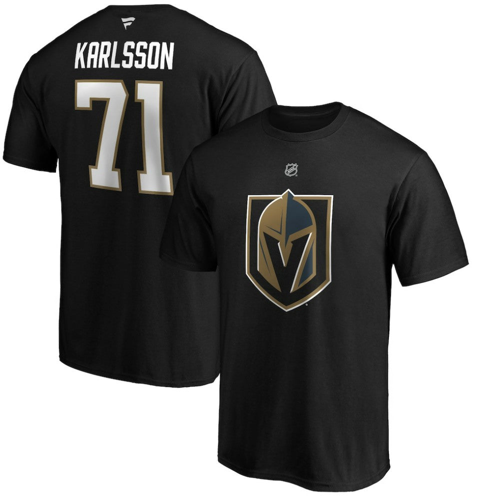 William Karlsson Vegas Golden Knights Fanatics Authentic Stack Player Name & Number T-Shirt - Black - NHL 3706528