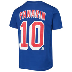 Artemi Panarin New York Rangers Youth Player Name & Number T-Shirt - Blue - NHL 3709463
