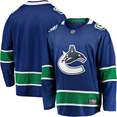 Vancouver Canucks Fanatics Home Team Breakaway Jersey - Blue - NHL 3710400