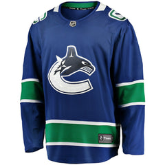Vancouver Canucks Fanatics Home Team Breakaway Jersey - Blue - NHL 3710400
