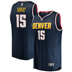 Nikola Jokic Denver Nuggets Fast Break Player Jersey for sale Icon Editi- Navy | Fanatics online
