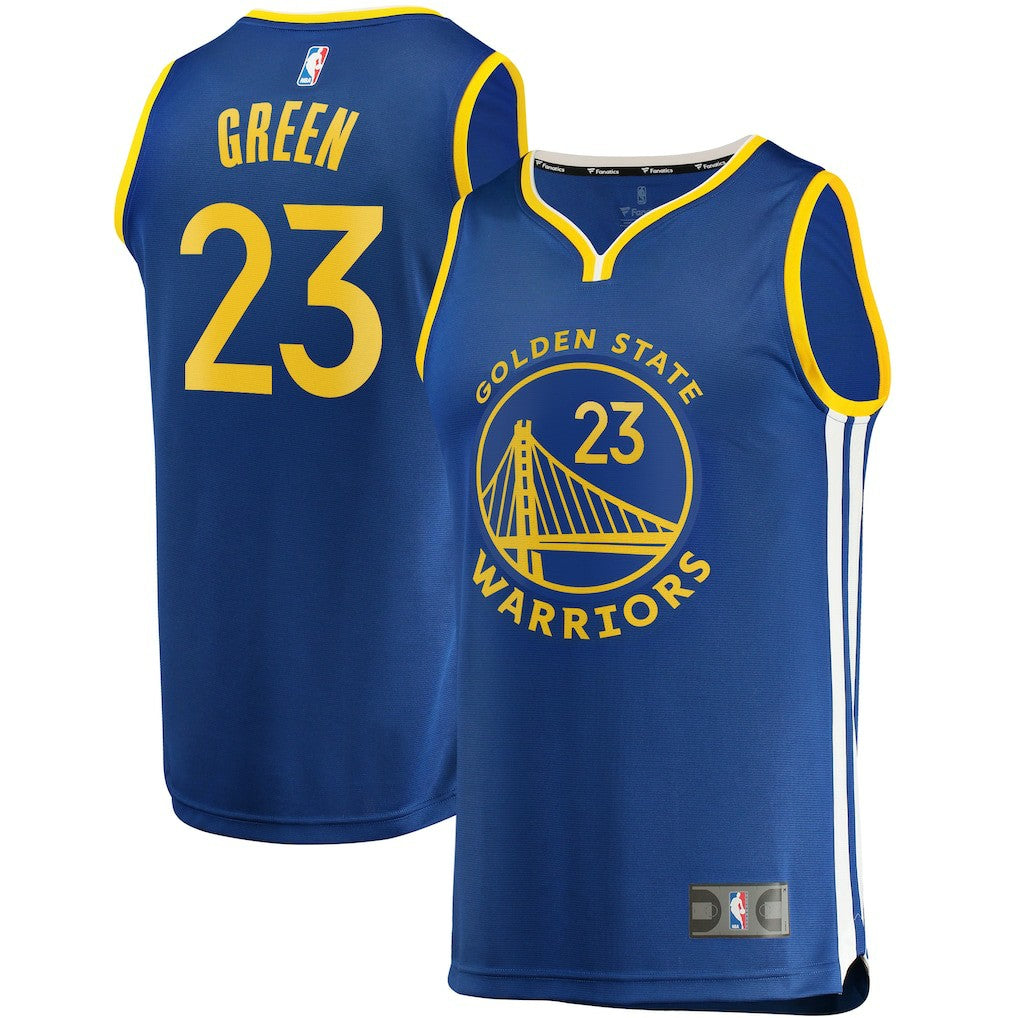 Draymond Green Golden State Warriors Fast Break Replica Player Team Jersey for sale Icon Editi- Royal | Fanatics