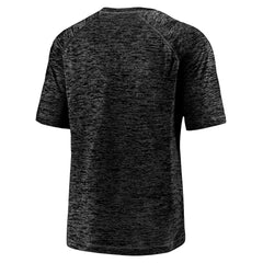 Fanatics Carolina Panthers Nickname Wordmark Raglan Space Dye T-Shirt Black