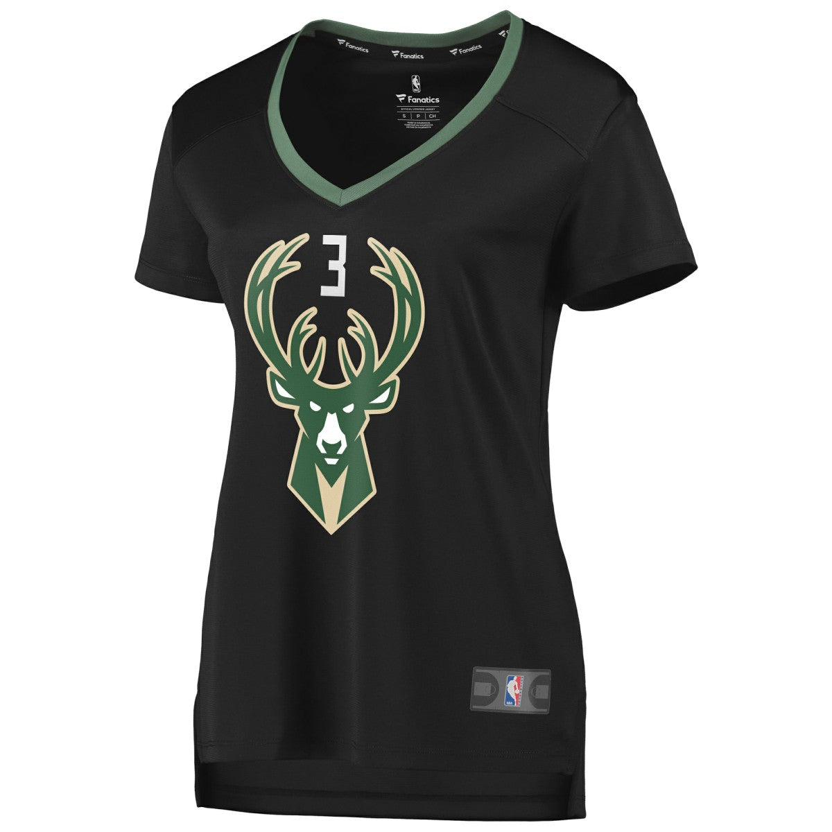 George Hill Milwaukee Bucks Women's Fast Break Replica Player Jersey Statement Edition Black | Fanatics