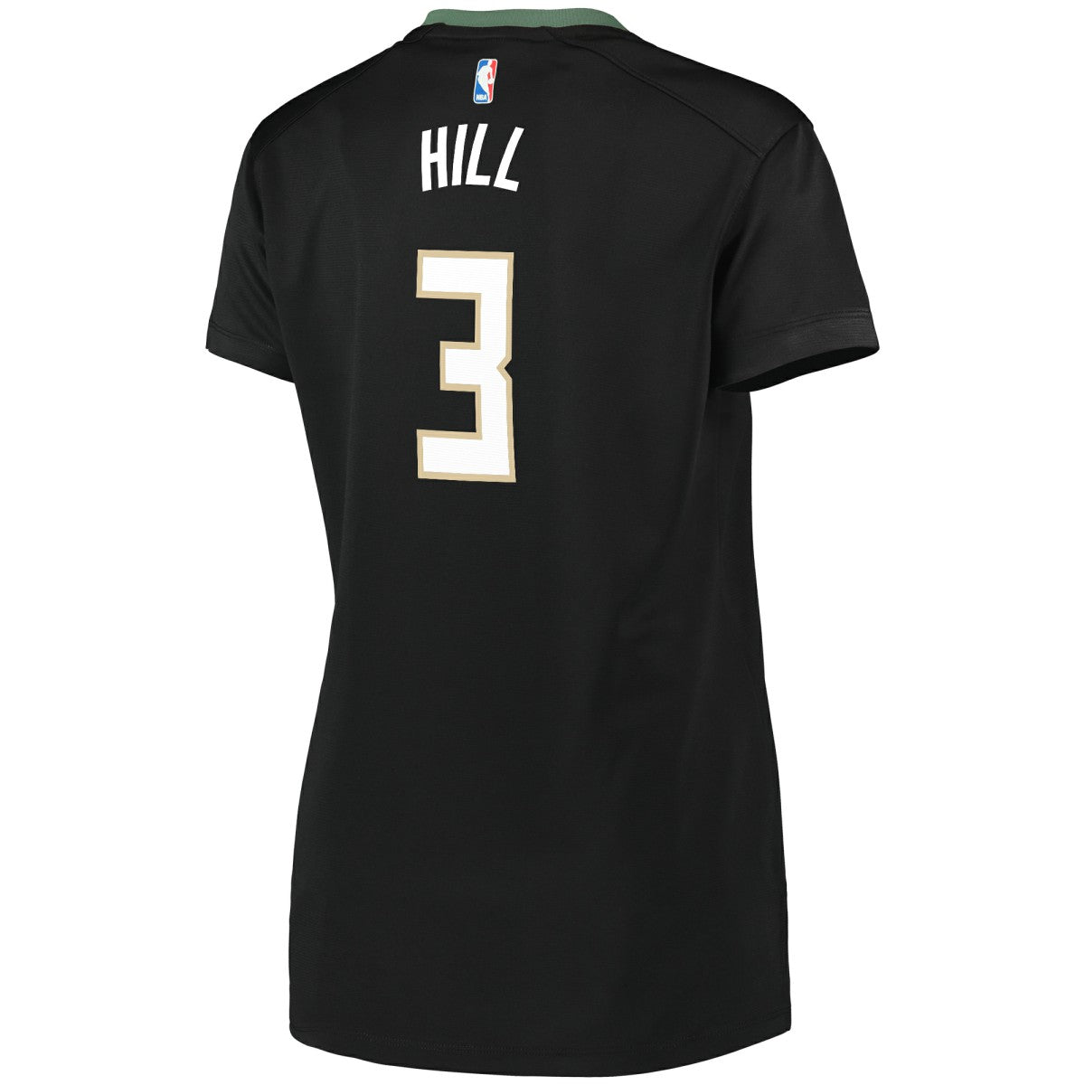 George Hill Milwaukee Bucks Women's Fast Break Replica Player Jersey Statement Edition Black | Fanatics