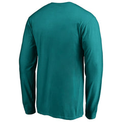 Fanatics Miami Dolphins Team Lockup Long Sleeve T-Shirt Aqua