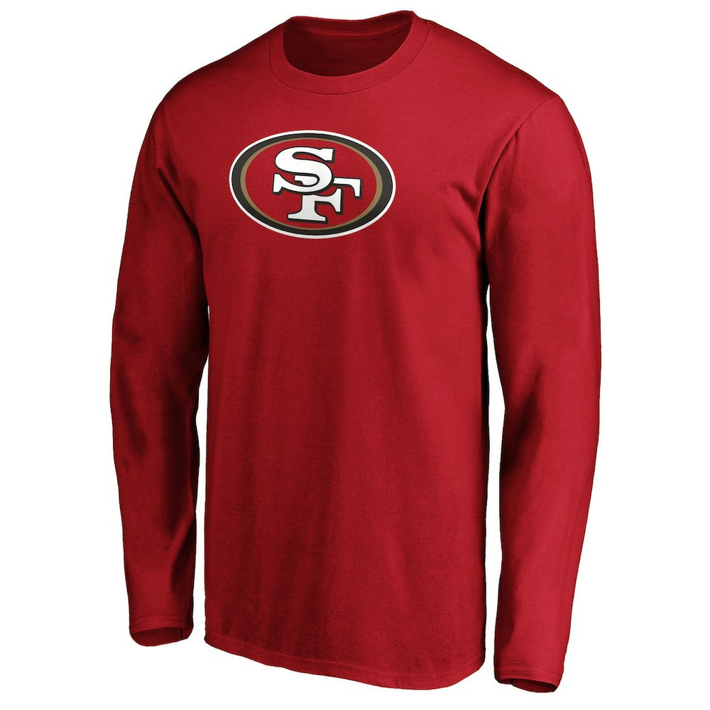 Fanatics San Francisco 49ers Team Lockup Long Sleeve T-Shirt Scarlet