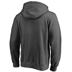 Fanatics Arizona Cardinals Victory Arch Team Fitted Pullover Hoodie Heather Charcoal