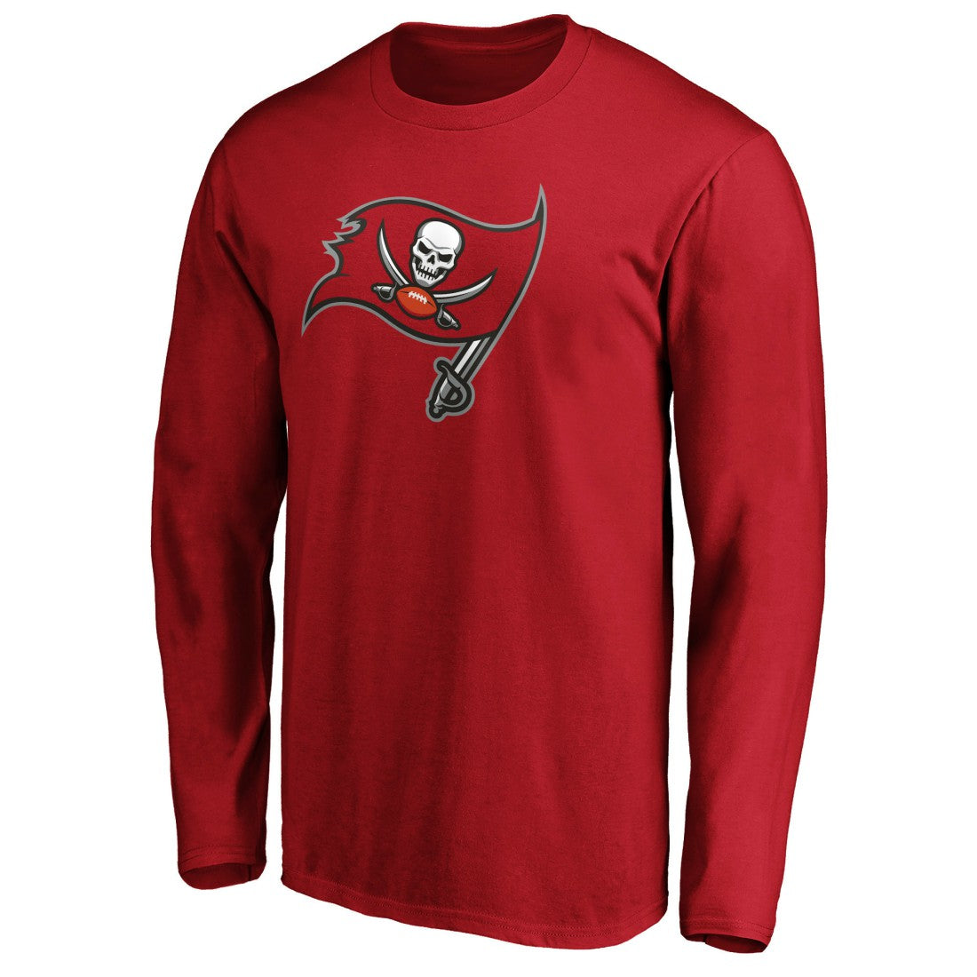 Fanatics Tampa Bay Buccaneers Primary Logo Long Sleeve T-Shirt Red