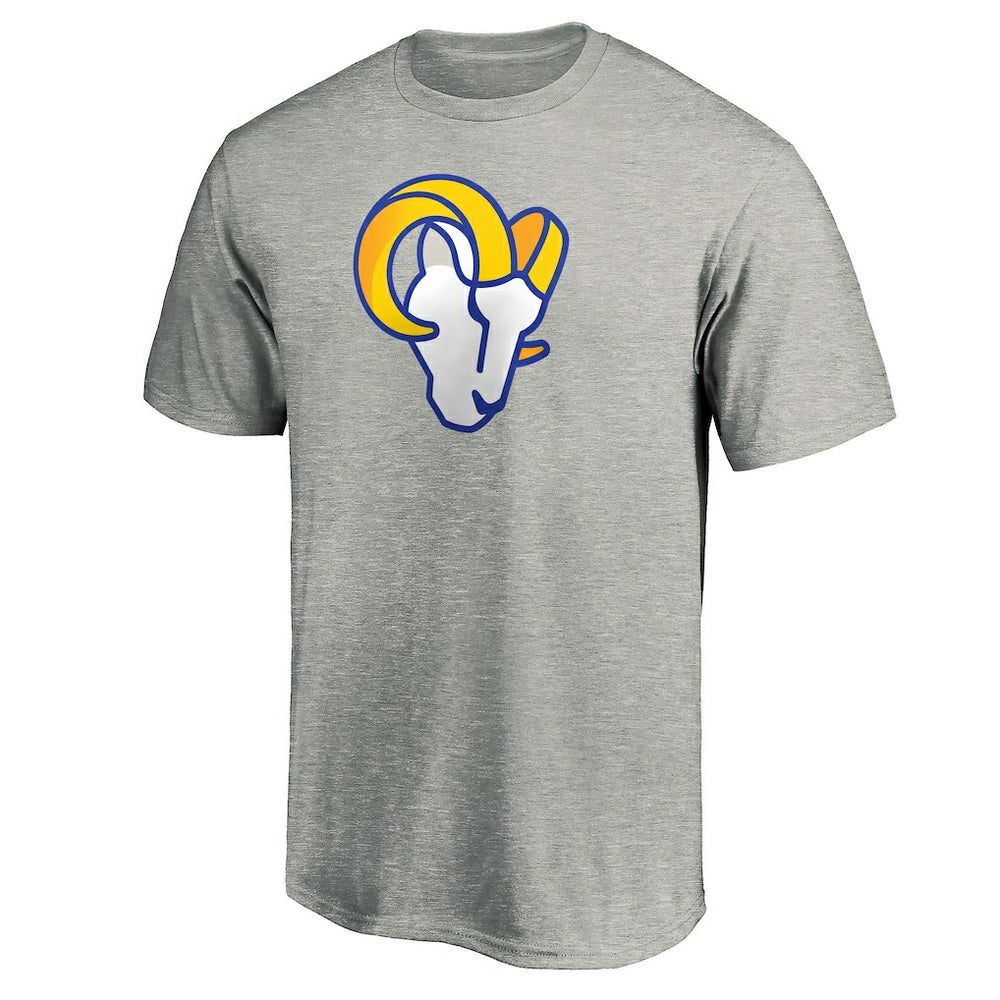 Fanatics Los Angeles Rams Primary Logo T-Shirt Heather Gray
