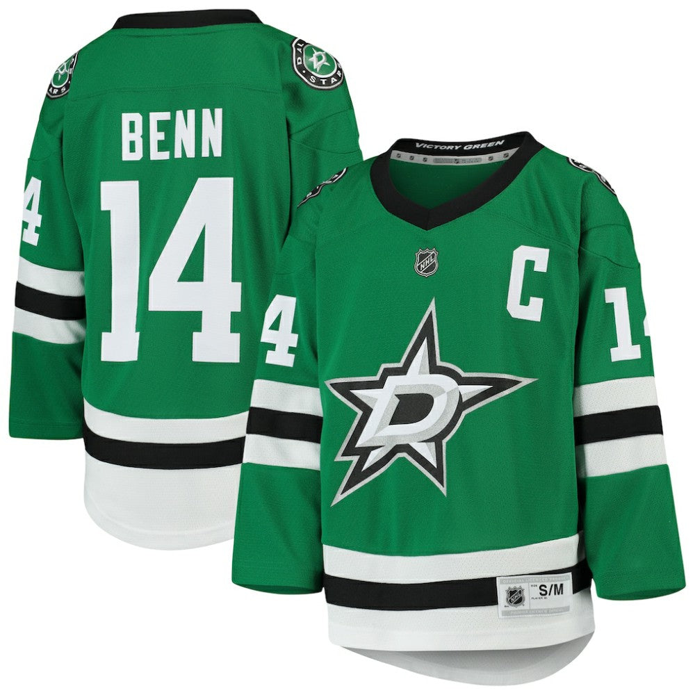 Jamie Benn Dallas Stars Youth Home Replica Player Jersey - Kelly Green - NHL 3727396