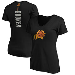 Devin Booker Phoenix Suns Women's Playmaker Name & Number T-Shirt Black