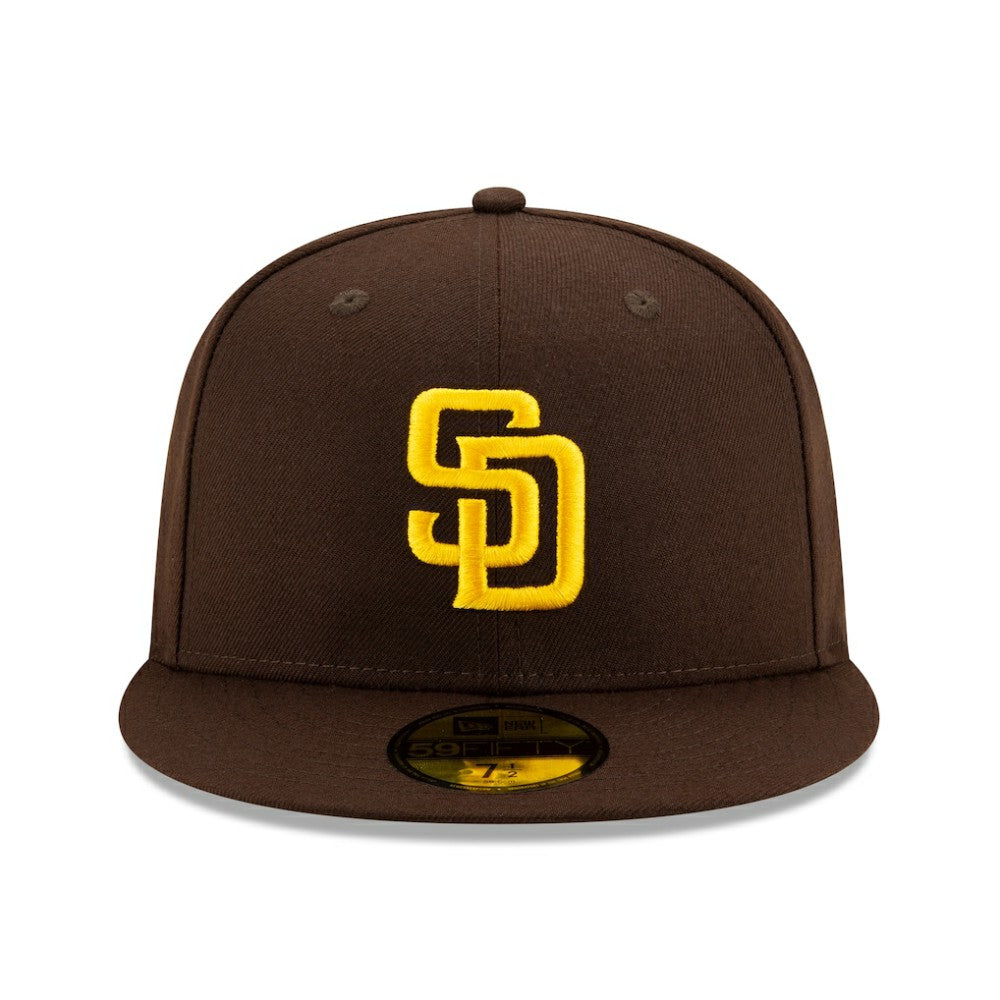 San Diego Padres New Era Authentic Collection On-Field 59FIFTY Fitted Hat - Brown - New Era Discount