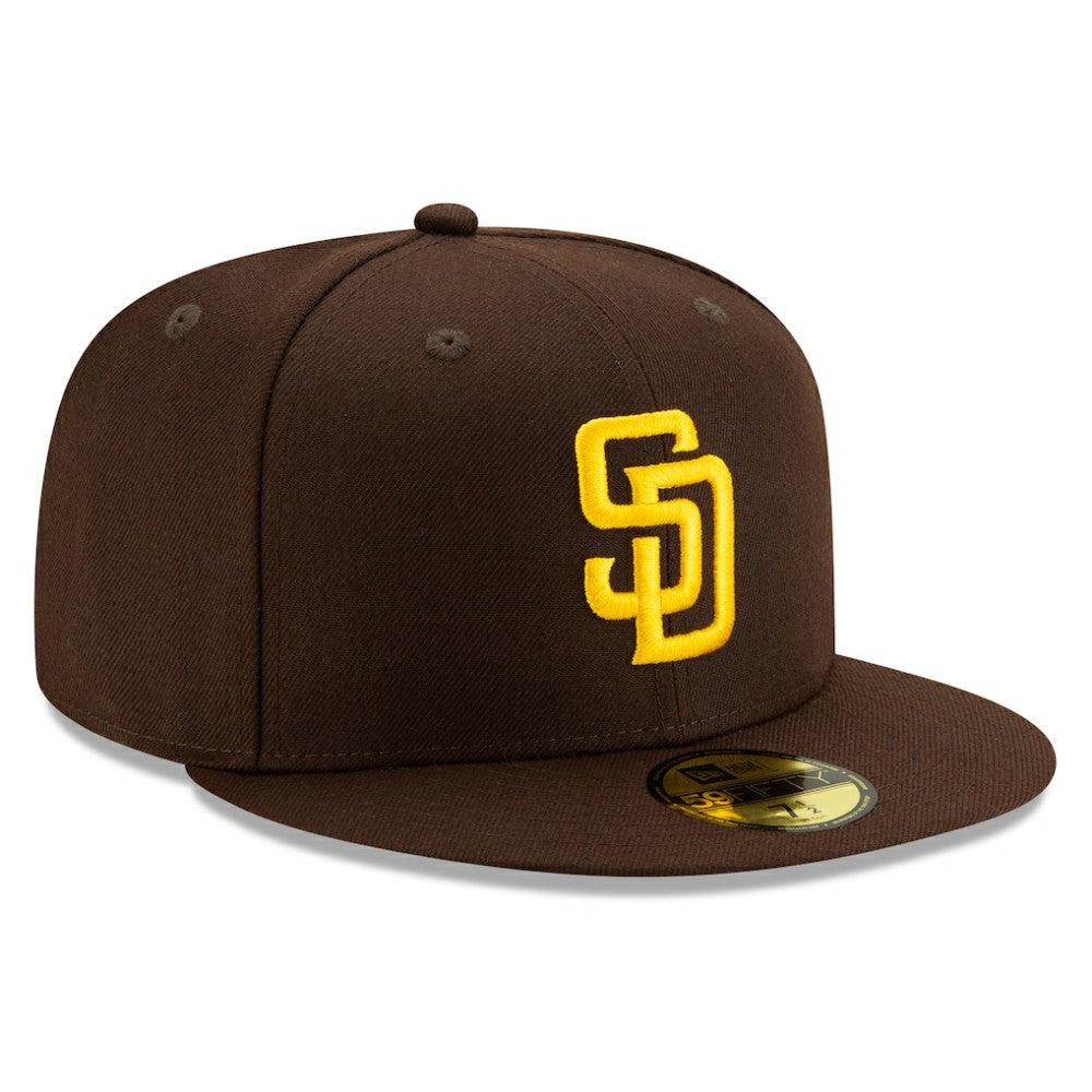 San Diego Padres New Era Authentic Collection On-Field 59FIFTY Fitted Hat - Brown - New Era Discount