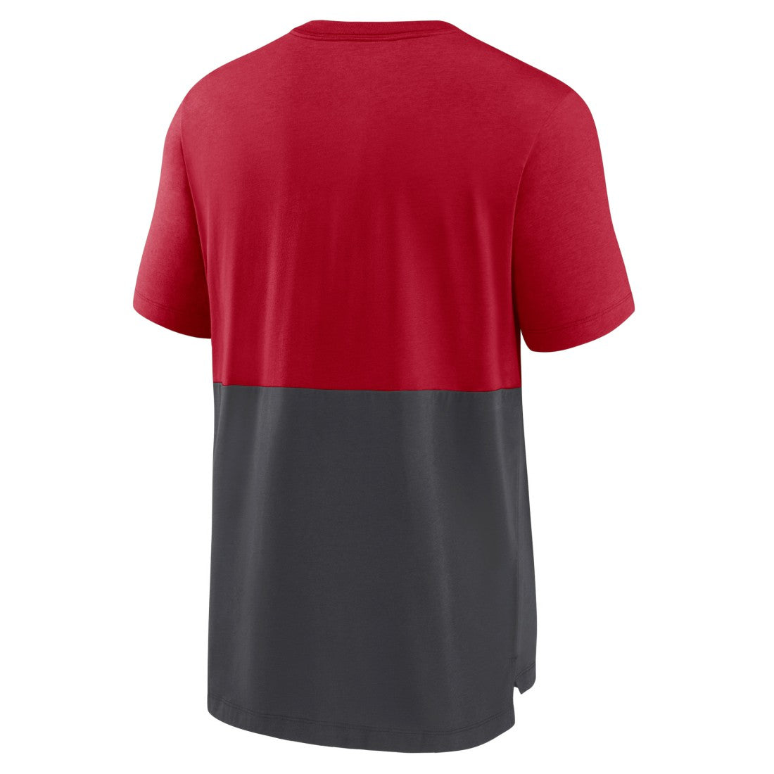 Nike Tampa Bay Buccaneers Fan Gear Colorblock Tri-Blend T-Shirt Red/Pewter