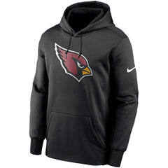 Nike Arizona Cardinals Fan Gear Primary Logo Therma Performance Pullover Hoodie Black