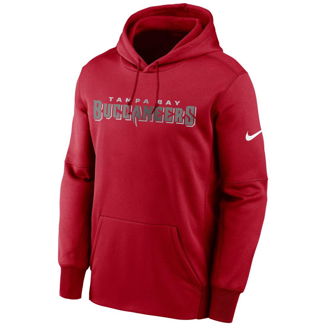Nike Tampa Bay Buccaneers Fan Gear Wordmark Performance Pullover Hoodie Red