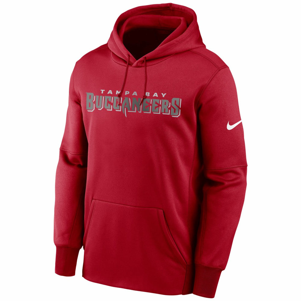 Nike Tampa Bay Buccaneers Fan Gear Wordmark Performance Pullover Hoodie Red