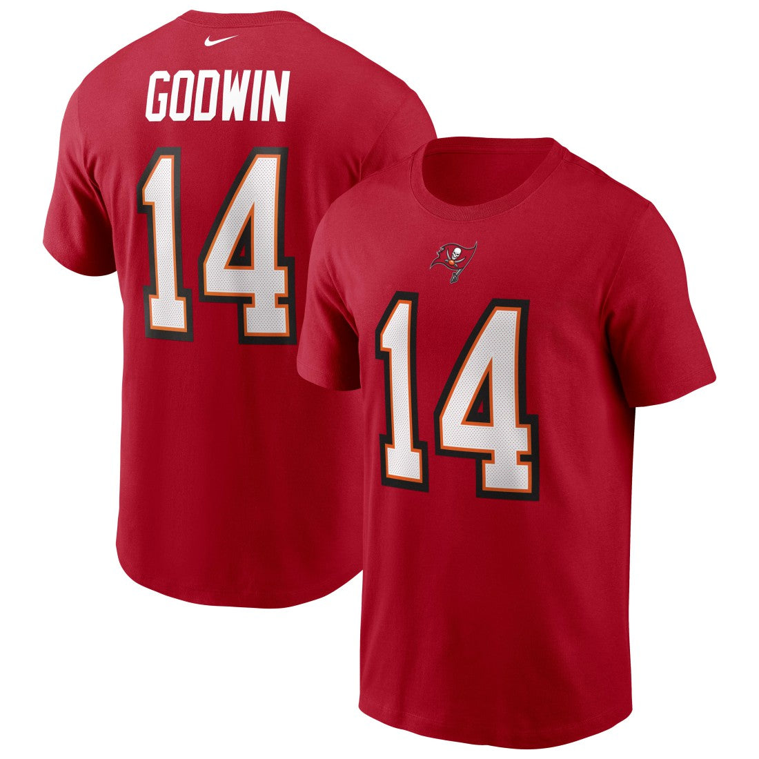 Nike Chris Godwin Tampa Bay Buccaneers Name & Number T-Shirt Red
