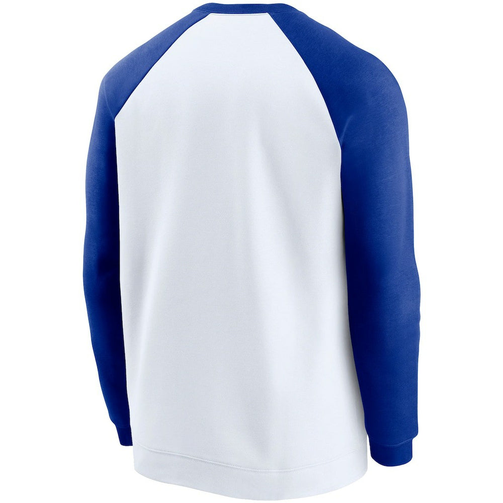 Nike Dallas Cowboys Fan Gear Throwback Go Helmet Sweatshirt White/Royal