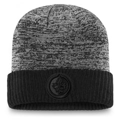 Winnipeg Jets Fanatics Authentic Pro Travel & Training Cuffed Knit Hat - Black - NHL 3738287