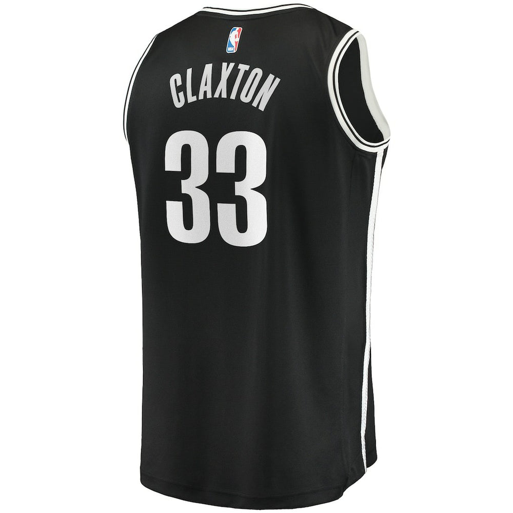 Nicolas Claxton Brooklyn Nets Fast Break Player Jersey Icon Edition Black | Fanatics Lifestyle