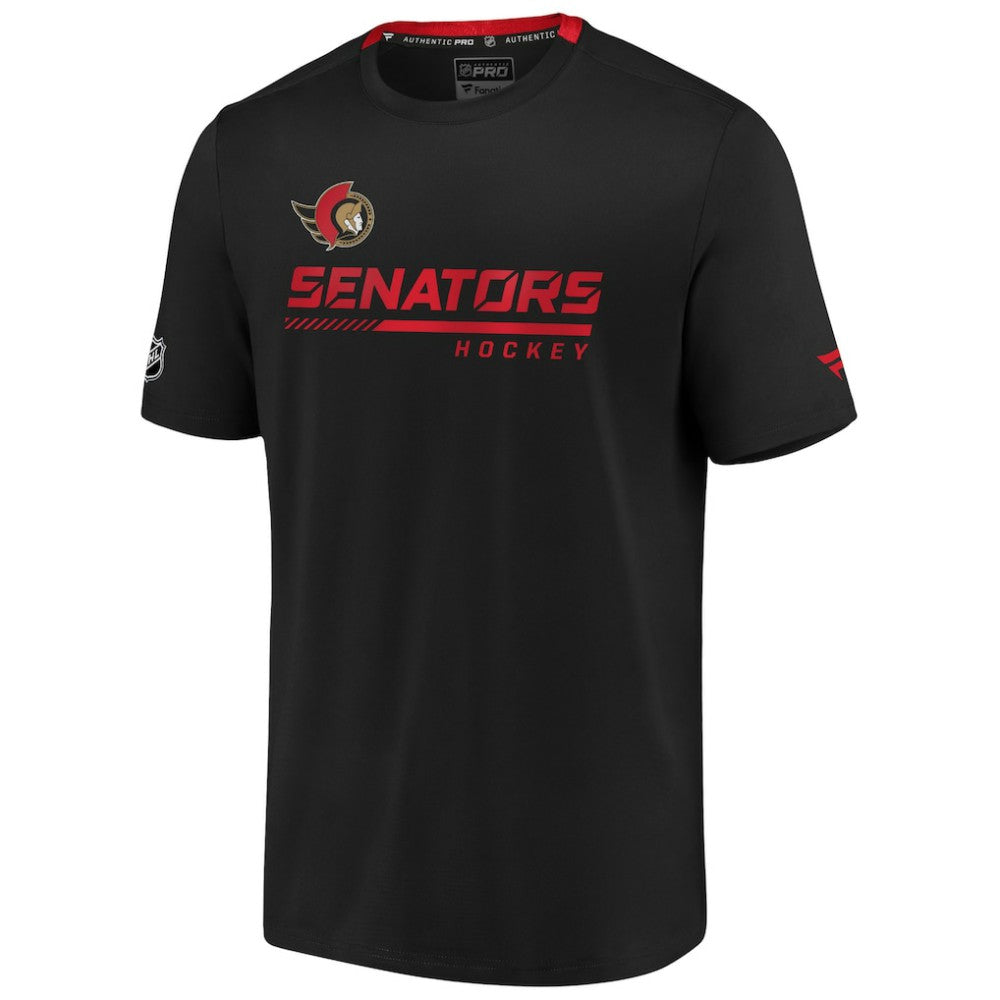 Ottawa Senators Fanatics Authentic Pro Locker Room Performance T-Shirt - Black - NHL 3741429