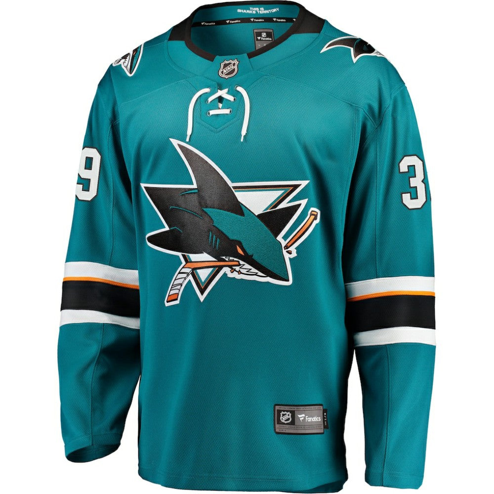 Logan Couture San Jose Sharks Fanatics Breakaway Jersey - Teal - NHL 3741636