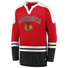 Chicago Blackhawks Fanatics Iconic Slapshot Long Sleeve T-Shirt - Red/Black - NHL 3745627