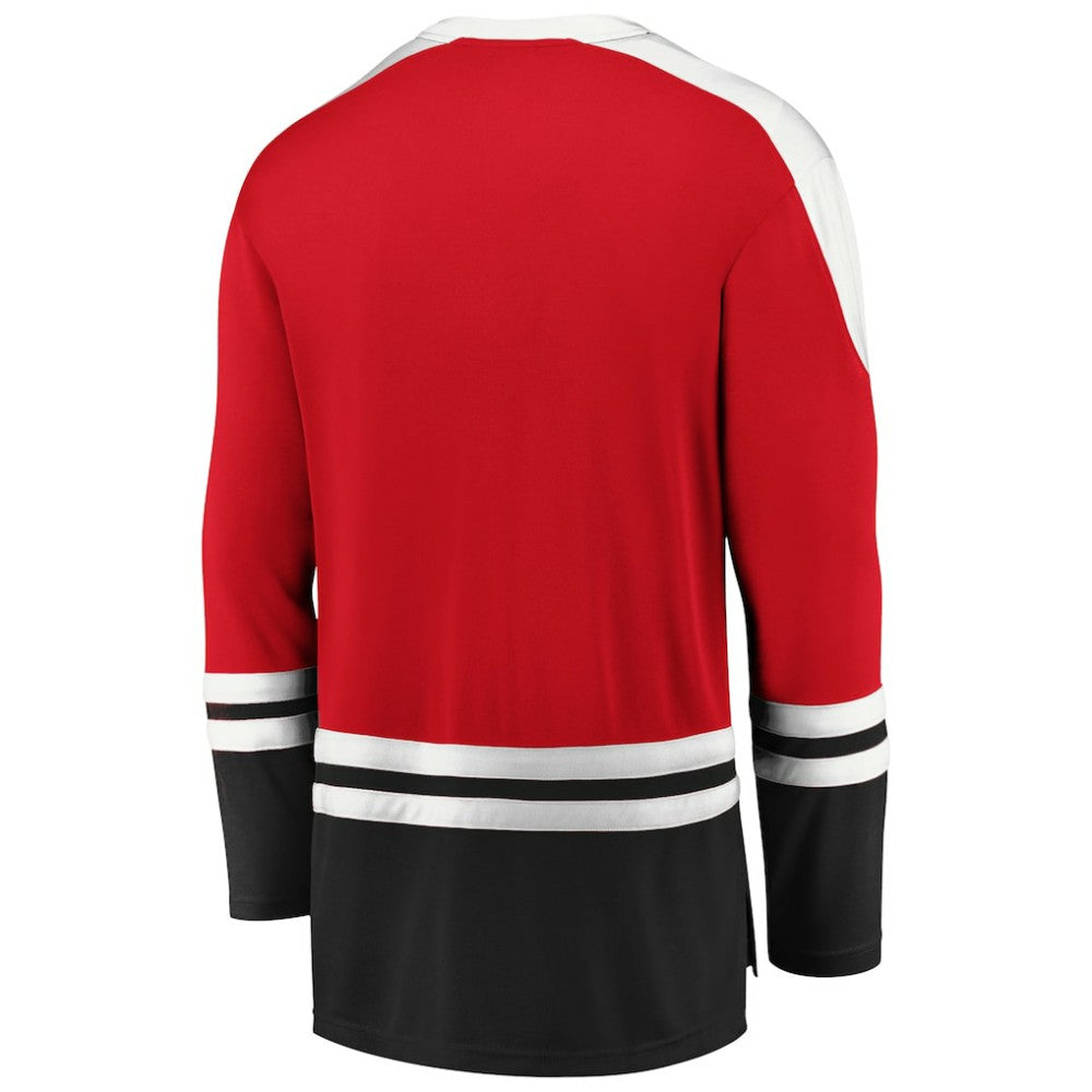 Chicago Blackhawks Fanatics Iconic Slapshot Long Sleeve T-Shirt - Red/Black - NHL 3745627