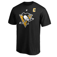 Mario Lemieux Pittsburgh Penguins Fanatics Authentic Stack Retired Player Name & Number T-Shirt - Black - NHL 3749068