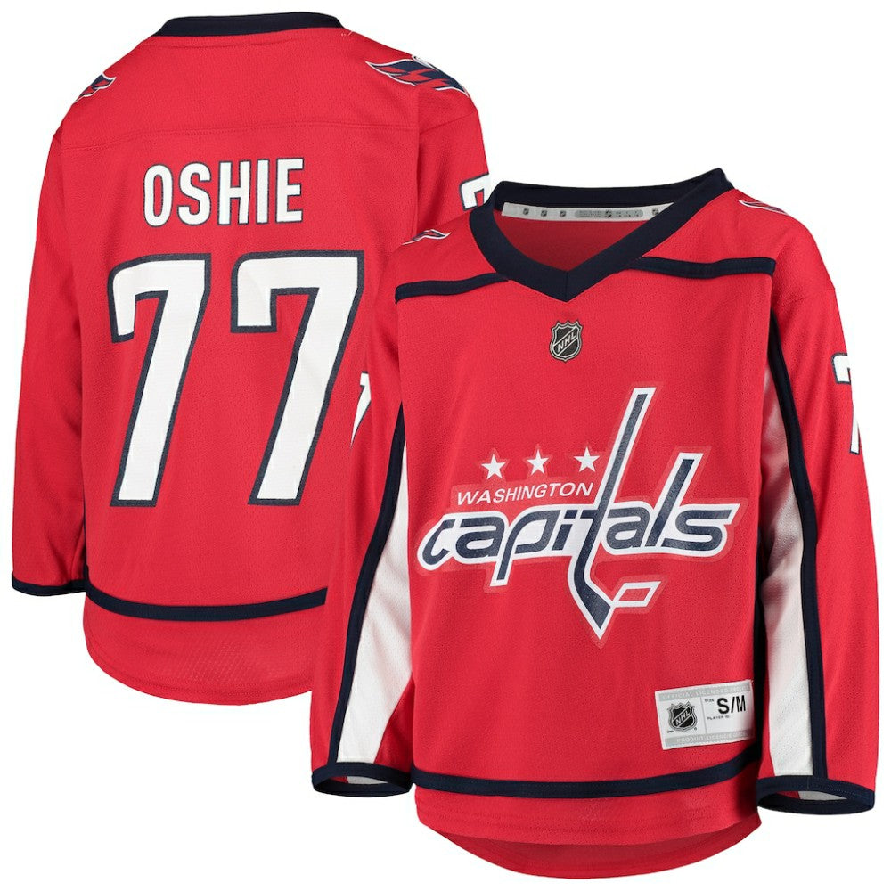 TJ Oshie Washington Capitals Youth Home Player Replica Jersey - Red - NHL 3749460